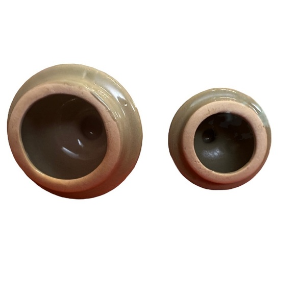 Vintage 1983 Jacaman 4pc Canister Set Blue Rooster Grey Stoneware Flawless EUC - Picture 9 of 11